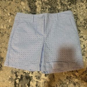 Periwinkle Eyelet Shorts
